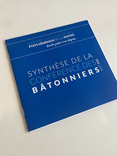 Etats généraux de la Justice: synthèse de la Conférence