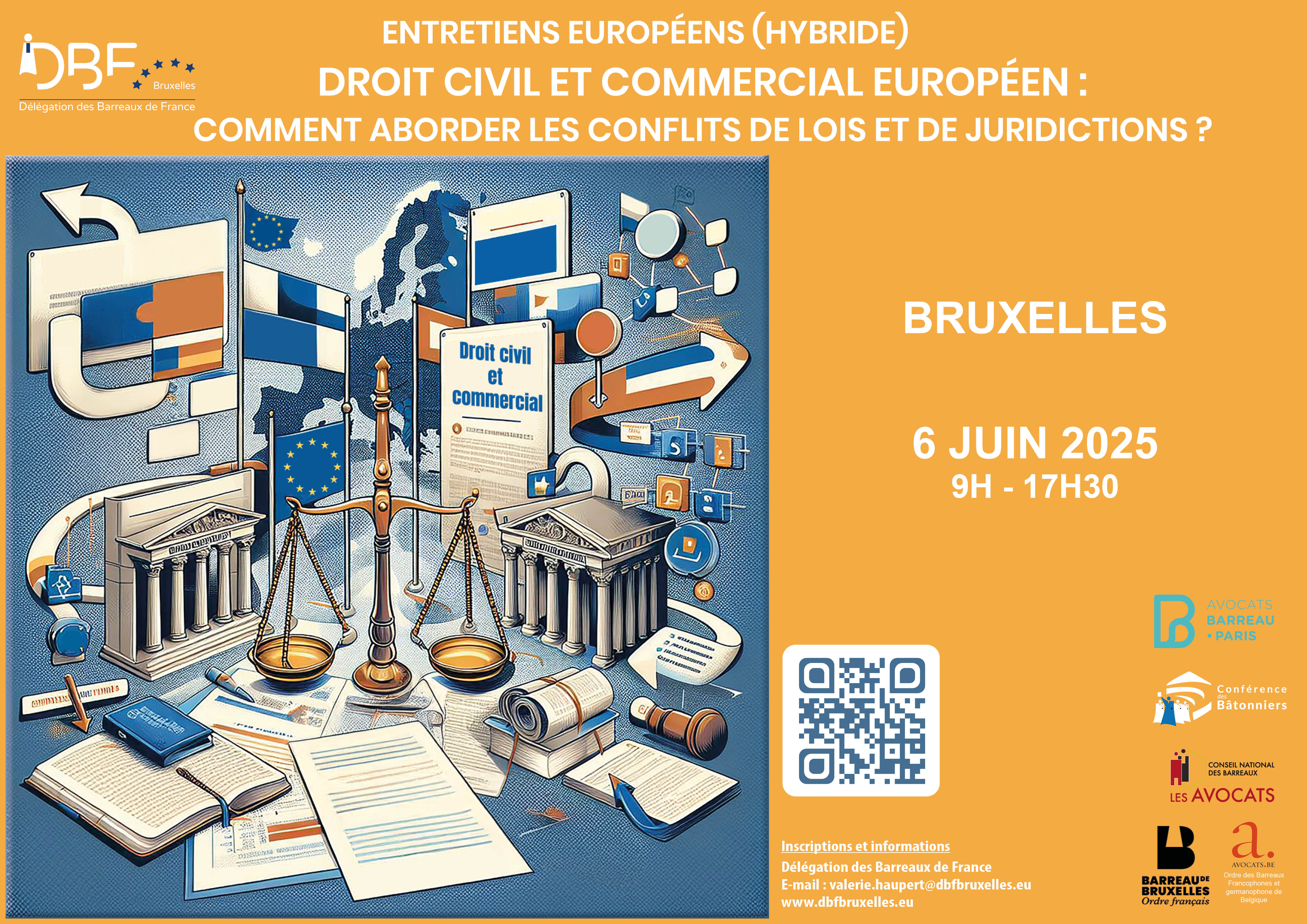 Entretiens européens "droit civil et commercial européen : comment aborder les conflits de lois et de juridictions ?"