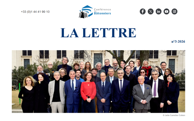 Lettre de la Conférence : 3-2026