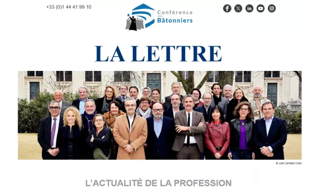 Lettre de la Conférence : Janvier 2025