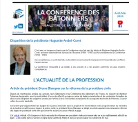 La lettre de la Conférence - avril/mai 2023