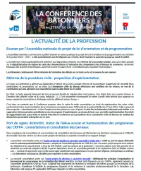 La lettre de la Conférence - juin 2023
