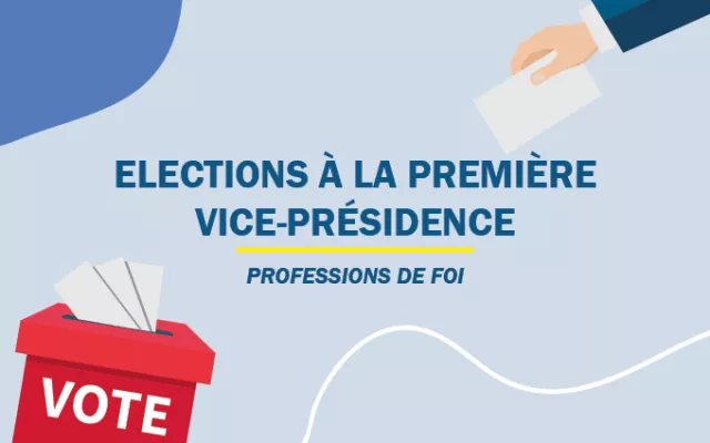 Elections à la Première vice-présidence